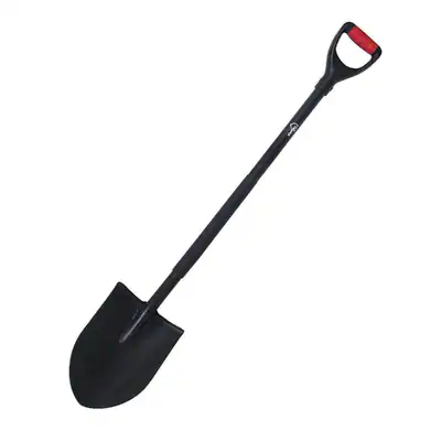 Spaten rund siwitec Gartenspaten SG-220 118 cm Garten Spaten Stahl Schaufel