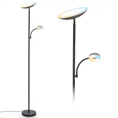 LED Stehlampe CCT Lesearm Dimmbar Wohnzimmer Büro Stehleuchte Leselampe