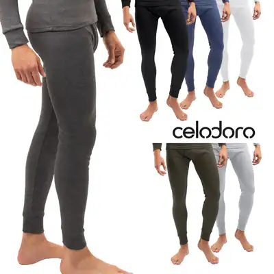 2er Pack Herren Ski- und Thermounterhose Light - Lange Winter Unterhose – neu – Herrenmode – überwiegend weiß – Foto 1 von 5