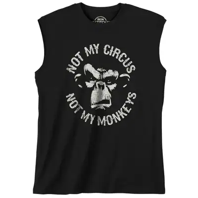 Iron Stitch XXL Muskelshirt schwarz Not My Circus 3XL 4XL 5XL 6XL 7XL 8XL 10XL – neu – Herrenmode – Foto 1 von 2