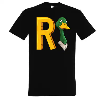 Youth Designz Rente Herren T-Shirt mit Print Lustig Ente Rentner Ü60 Spruch Fun