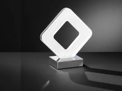 Kleine LED Tischlampe für Fensterbank Sideboard in Treppenhaus & Eingangsbereich