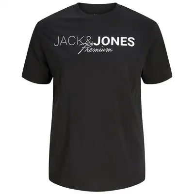 Jack&Jones Übergröße schwarz T-Shirt JPRBLANEO Print