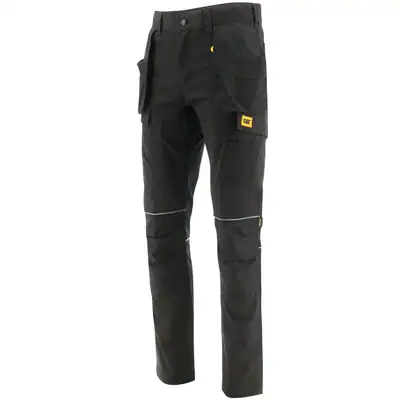 CAT Arbeitshose Bundhose Trade Pockets schwarz robuste Herren Workwear Gr. 32-36