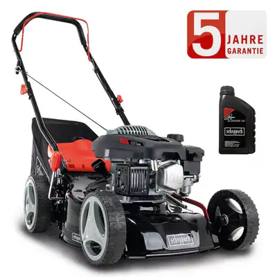 Scheppach Benzin Rasenmäher RM420 3in1 3,3PS Schnittbreite 42cm 0,6 L Öl