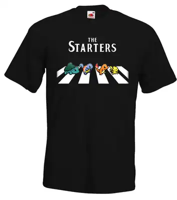 Youth Designz The Starters Herren T-Shirt Cartoon Logo Poke Nerd Lustig Spruch
