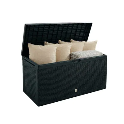 Prosperplast Auflagenbox Kunststoff Kissenbox 290L Gerätetruhe Gartentruhe BWare