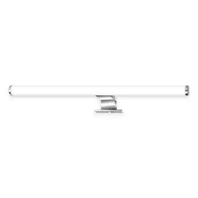 LED Spiegelleuchte Spiegellampe Badlampe Spritzwasserschutz Klemmbar Chrom 50cm