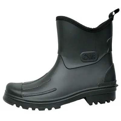 Bockstiegel XXL Gummistiefel kurz schwarz Peter PVC-Sohle kein Verschluß Schlupf