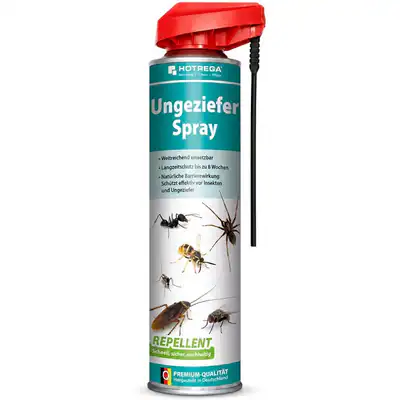 Hotrega Ungeziefer-Spray Repellent 600 ml Insektenspray Klappkopf