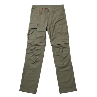 Gardena Herren Zip-Off-Hose 2-in-1 Funktionshose Outdoorhose kurze Hose Olivgrün