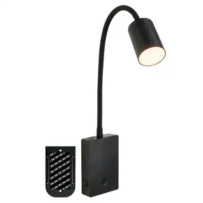 LED Leselampe Akku Kabellos Dimmbar Touch Wandlampe Bett