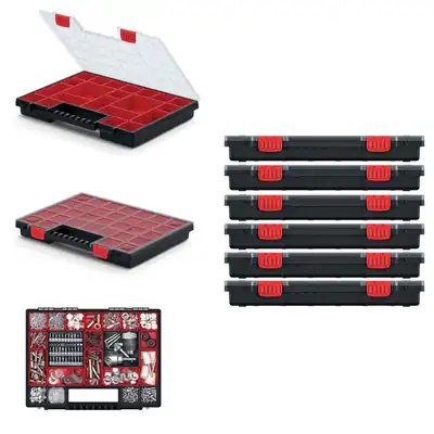 Kistenberg 6er Set Norb Sortierbox Organizer Ordnungshelfer Sortierbox B-Ware