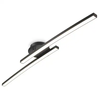 LED Deckenleuchte Modern Wohnzimmer Lampe Deckenlampe Schwenkbar Flurlampe 12W