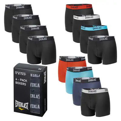 EVERLAST Herren Boxershorts 4er Pack aus Baumwolle