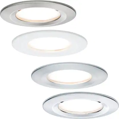 Paulmann Nova LED Coin IP44 rund 6,5W starr Einbauleuchte Einbaustrahler