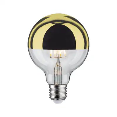Paulmann LED Globe 6,5W = 48W, 600 lm, E27, Kopfspiegel Gold, Warmweiß (2700 K)