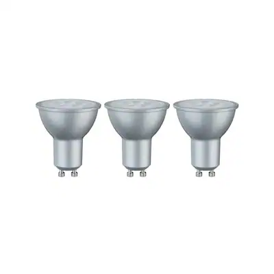 Paulmann 3er-Pack LED Reflektor 6,5W GU10 230V 2700K