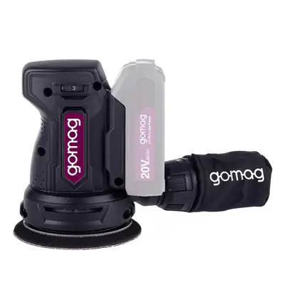 Gomag Akku-Exzenterschleifer GO-EXS125 20V Schleifgerät Schleifteller 125mm