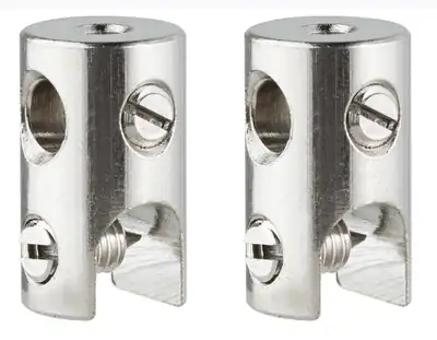 Paulmann Seilklotz Chrom 2er-Pack Metall L&E Seilsystem Wire System NEU