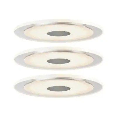 3 x Paulmann LED Einbaustrahler Einbauleuchte Einbauspot Premium Line Whirl 6W