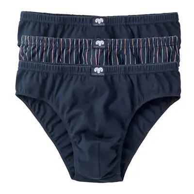 Ceceba 3er-Pack Slips navy uni/gestreift Übergrößen 7 8 9 10 12 14 16 18 NEU