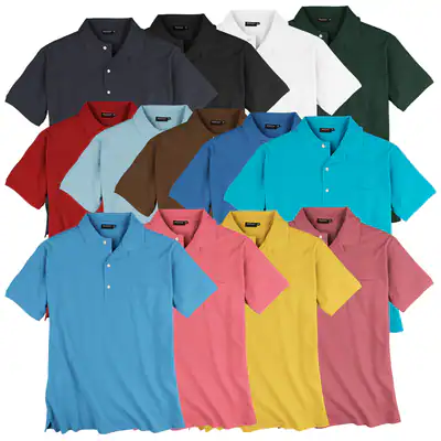 Redfield Übergrößen Piqué Poloshirt 2XL 3XL 4XL 5XL 6XL 7XL 8XL 10XL NEU