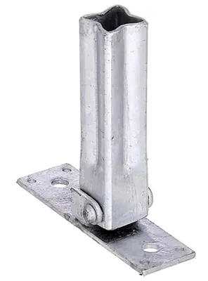 Alberts Handlaufstütze für Universalpfosten 30 x 30 mm feuerverzinkt 45 - 90°