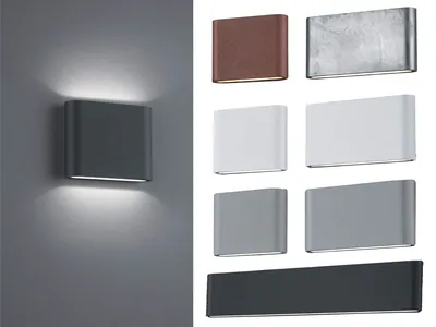 LED Außenwandleuchten mit Up and Down Außenbeleuchtung Außenlampen für Hauswand