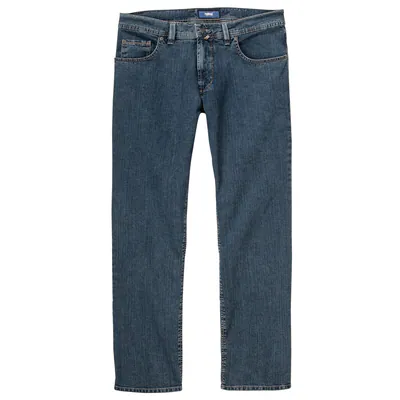 Pioneer XXL Stretch-Jeans stone washed blue PETER angenehm bequem 5-Pocket-Style