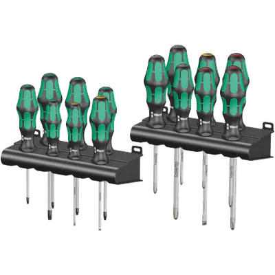 Wera Kraftform Big Pack 300 Schraubendreher Satz 14-teilig Schlitz/PH/PZD/TX