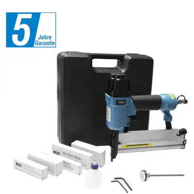 Güde Druckluft Klammergerät & Nagler 2in1 6,3bar für Klammern/Nägel inkl. Koffer