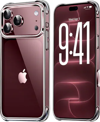 MKEKE für iPhone 18 Pro Hülle transparent [nicht vergilbt] | [Militärqualität