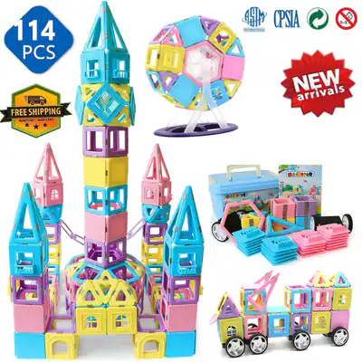 Kinder Baumeister Spielset Spielzeug für 3 4 5 6 7 8 9 10 Jahre Junge Mädchen