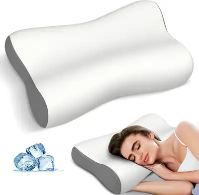 Hals Nackenkissen zur Schmerzlinderung Ergonomisches Seitenschläferkissen für