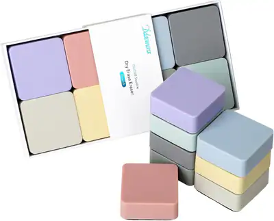 Ddaowanx trocken abwischbare Radierer, 8er Pack magnetischer Whiteboardradierer