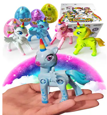 Ostern Überraschungseier Einhorn Spielzeug für 3 4 5 6 7 8 9 Jahre Mädchen
