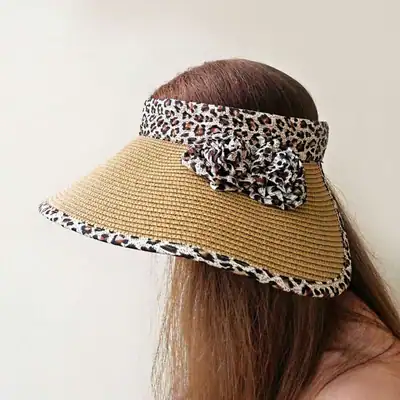 Damen Strohhut Sonnenhut für Damen Strandkappen Sommerhüte UV-Schutz UPF50+