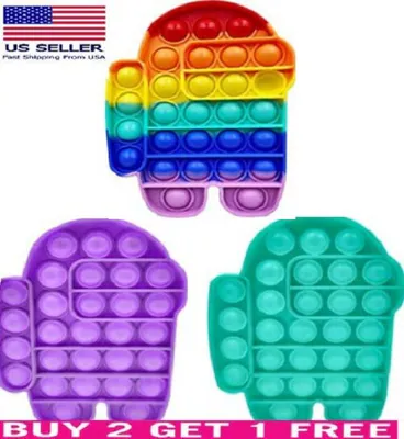 Pop Fidget it Spielzeug Push Bubble sensorischer Stressabbau Kinder