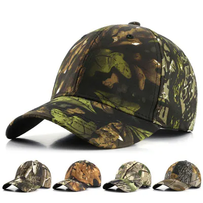 Angeln Jagd Camouflage verstellbare Kappe Camouflage Baseball Armee Sonnenhut