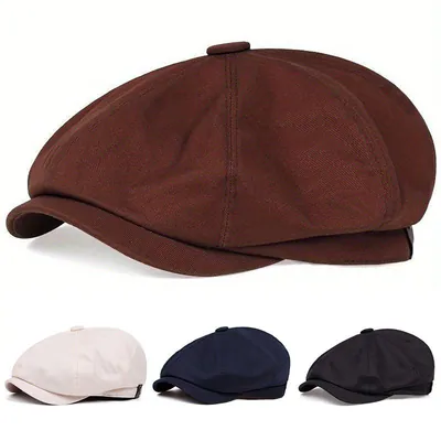 8 Panels Zeitungsjunge Flatcap Herren Peaky Blinders Baker Golf Driving Boy