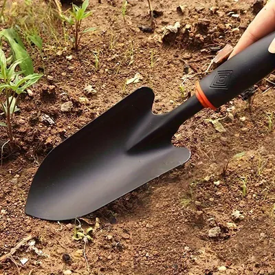 SCHAUFEL MIT ERGONOMISCHEM HANDWERKZEUG bequemer grüner Griff Gartengeräte