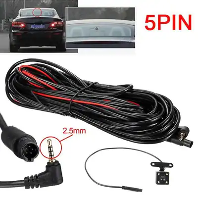 Auto Rückfahr Dashcam mit 5Pin Rückfahrkamera und Verkabelung