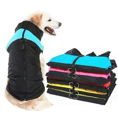 Haustier Hund Weste Jacke warme wasserdichte Kleidung Winter wattierter Mantel