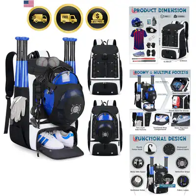 Baseballtasche leichte Softballtaschen für Erwachsene Jugendliche 40L groß
