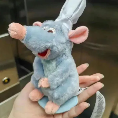 Disney Store Ratatouille Chef Remy Magnetische Schulter Plüschtier Neu