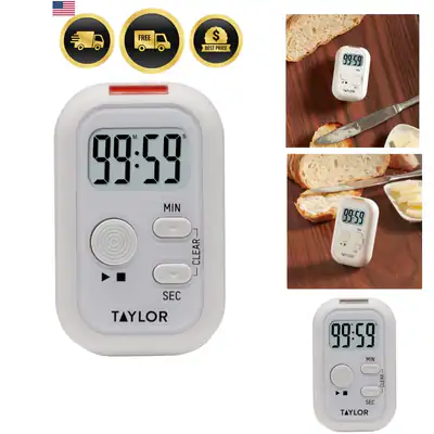 Digitale Timer mit Multi-Alarm-Sound, Licht, Vibration