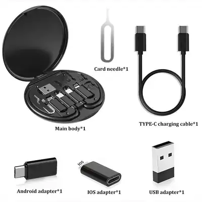 Multi USB Typ C auf C 60W Lade Adapter Kabel Kit USB C