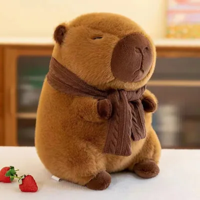 25 cm Heiß Plüsch Stofftier Puppe Niedlicher Schal Kugelfisch Capybara Tier