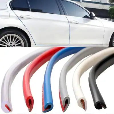 5M Car-Door Edge Guard Protector U-Type Rubber Trim Scratch Protection Moulding